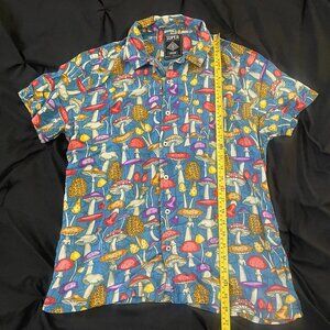 Super Massive Button-down Shirt Short sleeve Size Men Medium - Retro 80s/90s